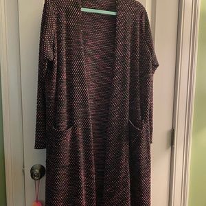 LuLaRoe Mermaid material long cardigan